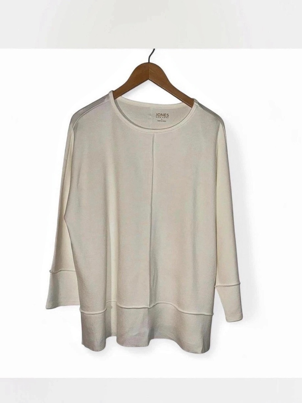 Jones New York 3/4 Sleeve Knit Tunic Top Size L